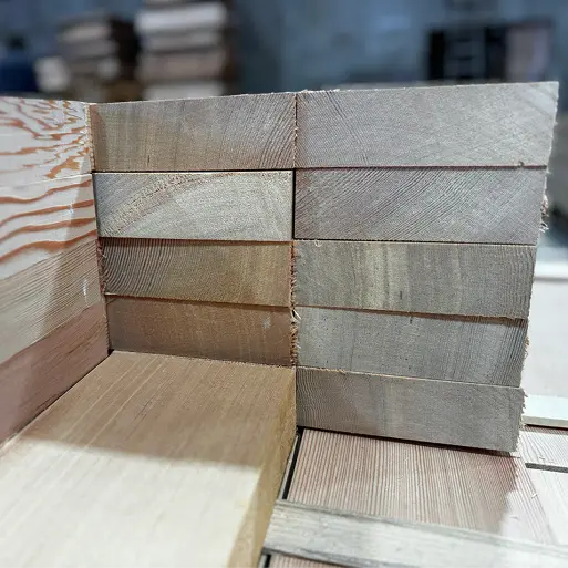 Douglas Fir Lumber Cut Ends