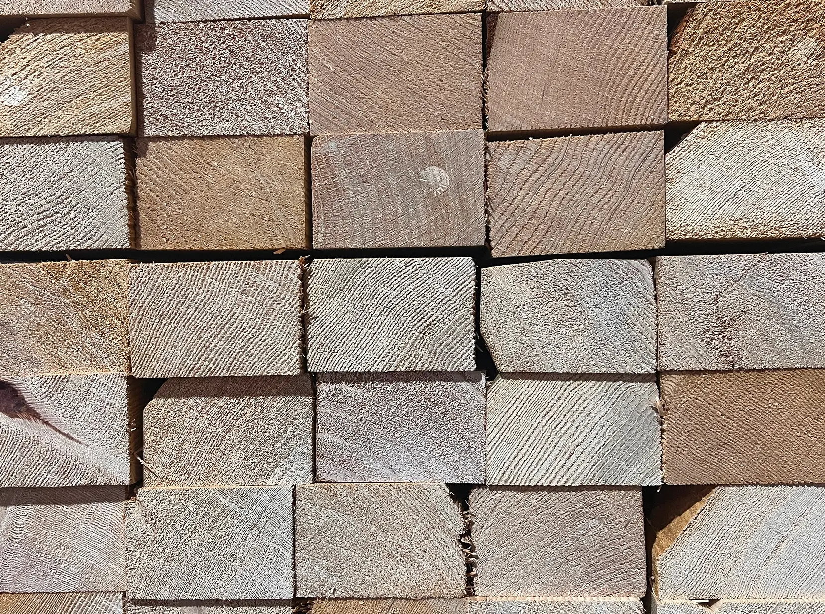 Hemlock Lumber Cut Ends